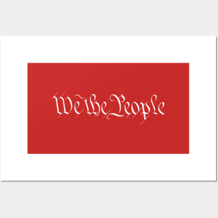 Us Constitution We The People Posters and Art